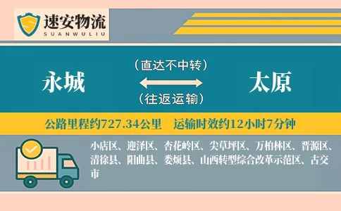 永城到太原货运公司