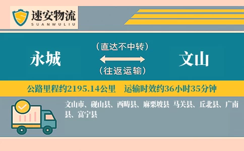 永城到文山货运公司