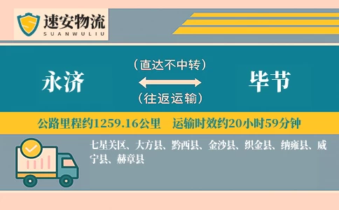 永济到毕节货运公司