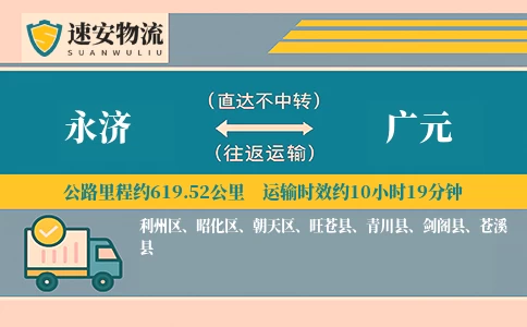 永济到广元货运公司