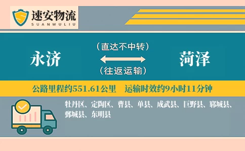 永济到菏泽货运公司