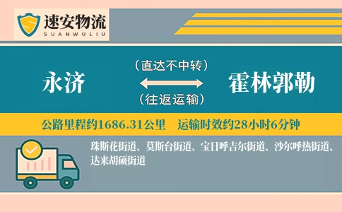 永济到霍林郭勒货运公司