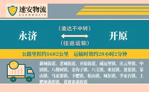 永济到开原货运公司
