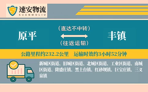 原平到丰镇货运公司