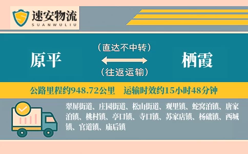 原平到栖霞货运公司