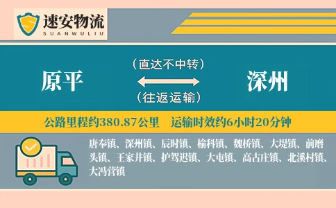 原平到深州货运公司