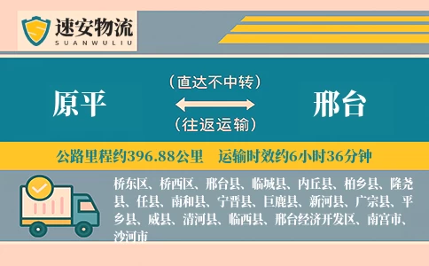 原平到邢台货运公司