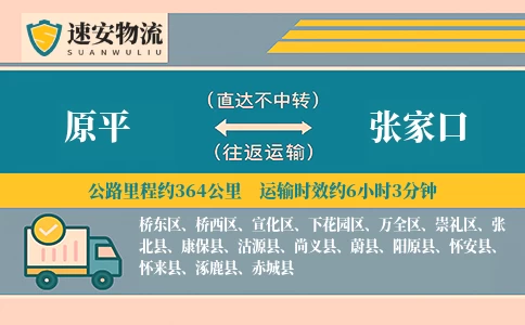 原平到张家口货运公司