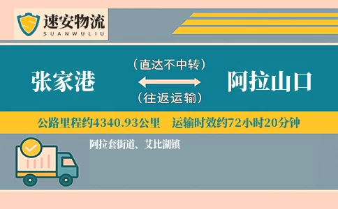 张家港到阿拉山口货运公司