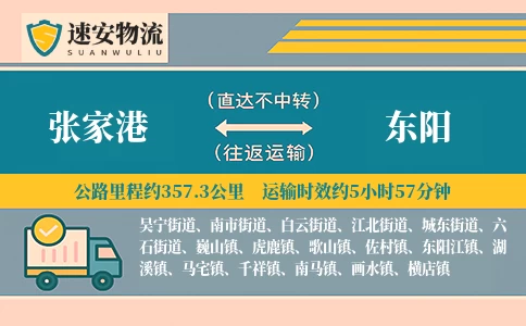 张家港到东阳货运公司