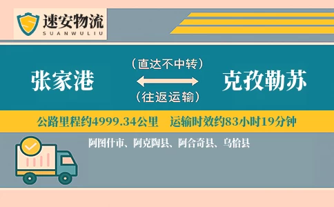 张家港到克孜勒苏货运公司