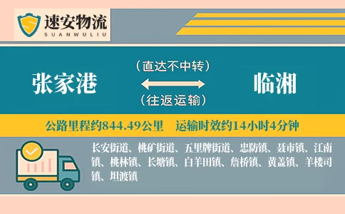 张家港到临湘货运公司