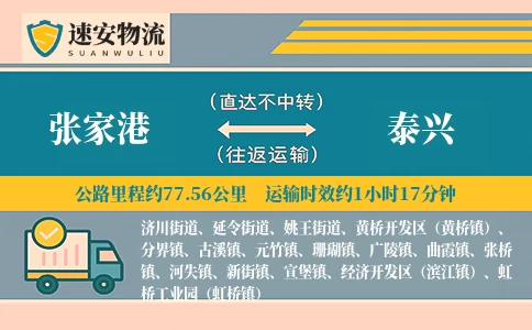 张家港到泰兴货运公司