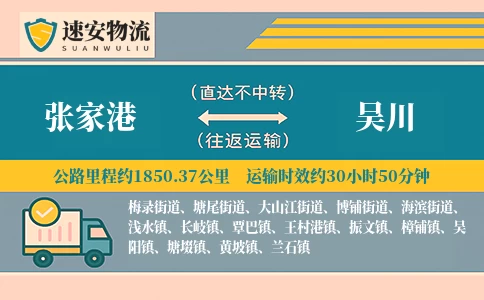 张家港到吴川货运公司