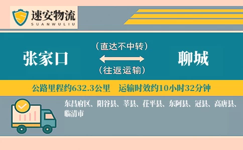 张家口到聊城货运公司