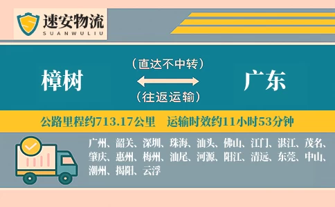 樟树到广东货运公司