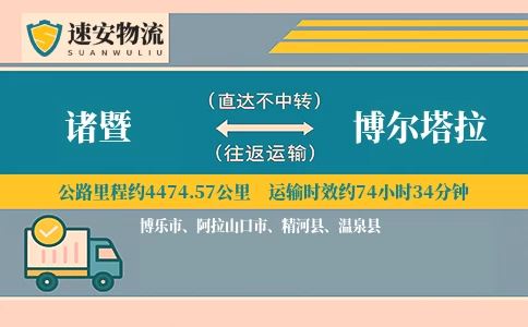诸暨到博尔塔拉货运公司