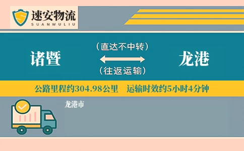 诸暨到龙港货运公司