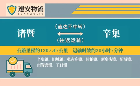 诸暨到辛集货运公司
