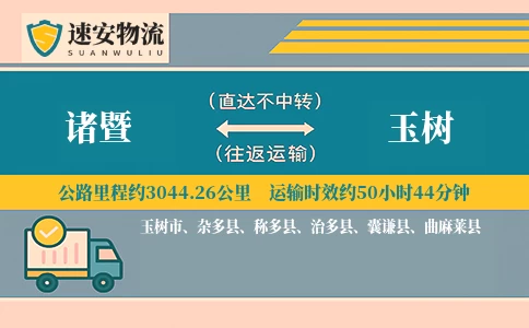 诸暨到玉树货运公司
