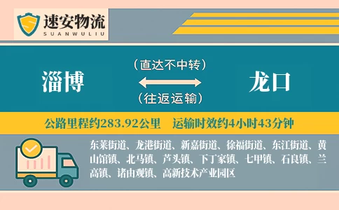 淄博到龙口货运公司