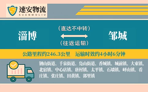 淄博到邹城货运公司