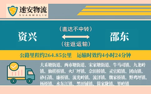 资兴到邵东货运公司